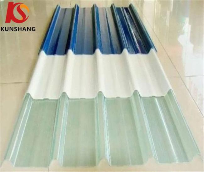 Light Weight 0.8mm-3mm Corrugated Fiberglass Roof Sheet FRP Roof Panel
