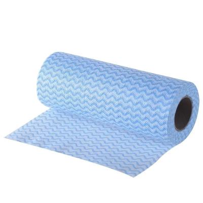 China Perforated Reusable Counter Wipes roll Washable Nontoxic for Sanitizing for sale