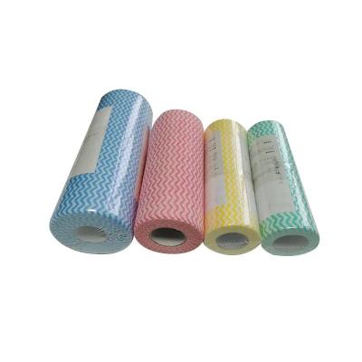 China Reusable Household Cleaning Rags Kitchen Wipe Waterproof Multicolor for sale