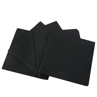 China Barber Black Disposable Hair Salon Towel , Practical Disposable Non Woven Towel for sale