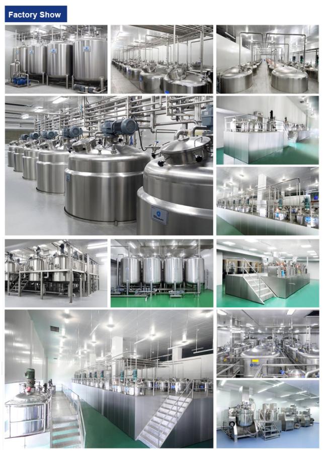 High-Shear Stainless Steel Vacuum Emulsifier Mixer Milling Pump for Shampoo Liquid Soap Cosmetic Creams Efficient Tripling