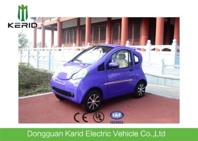 China Coche eléctrico de la ciudad de 2 Seater para el transporte, color brillante de los pequeños vehículos eléctricos en venta