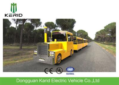 China Metal Structure Mini Trackless Train 62 Seats For Amusement Park Diesel Powered for sale