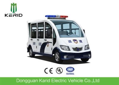China Coche patrulla eléctrico incluido lleno de 48V 4KW, vehículos policiales eléctricos 6-8 asientos en venta
