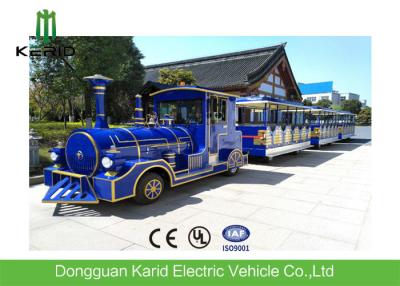 China 62 Seater Mini Electric Trackless Train , Shopping Mall Electric Sightseeing Train for sale