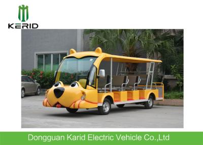 China Bus turístico eléctrico de visita turístico de excursión turístico modificado para requisitos particulares del carro de los asientos del diseño 14 de la historieta para los parques en venta