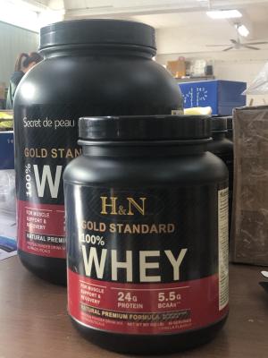 China OEM 5lb Private Label Whey Protein Isolate Powder Body Muscle Building Gold Standard 100% Protein Powder for sale