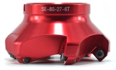 China Barra de taladro de alta velocidad de aluminio del carburo de la cabeza de cortador el moler de cara SE12 en venta