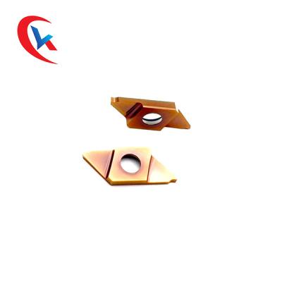 China double edge Bronze Coating For Automatic Lathe CTP Series Tools Carbide Grooving Inserts for sale