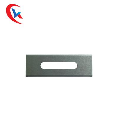 China 90.5 - 91.5 HRA Tungsten Carbide Tool Blade Customized For Cutting Plastic Film for sale