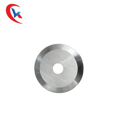 China Cuchilla hidráulica de tungsteno del cortador circular durable del carburo alrededor de la cuchilla de cortador de papel en venta
