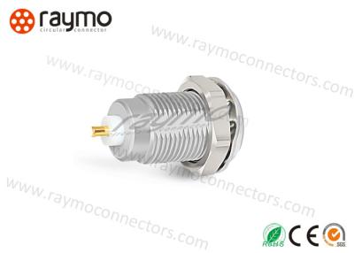China Space Saving Half Moon Connector , Female Coax Connector High Density Installation for sale