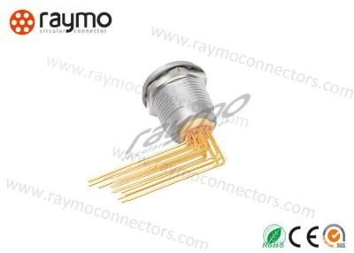 China Elbow PCB Printed Circuit Connectors  EGG ECG EEG EHG Panel Socket Waterproof for sale