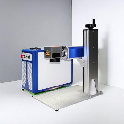 中国 20W Fiber Laser Engraving Machine Metal Laser Engraving Plastic Laser Marking 販売のため