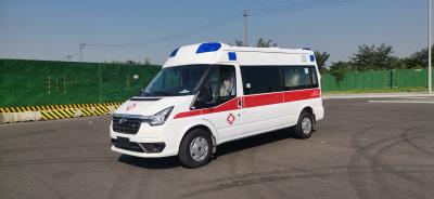 China Monitoring Patient Ford Transit Ambulance 4×2 Diesel Medi Cal Ambulance for sale