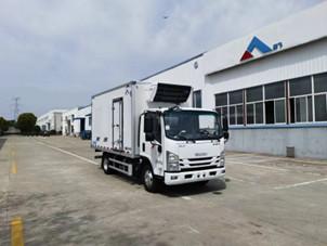 Китай 4KH1CN6LB Isuzu холодильный грузовик Isuzu морозильный фургон Двухколесный задний привод продается