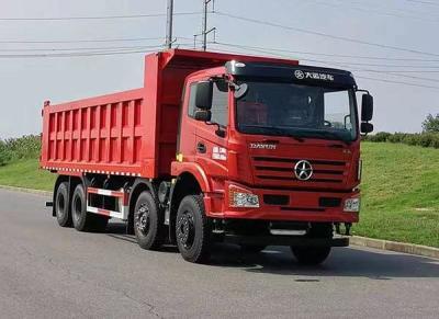 China 22 Square Meters 10 Meters Four Axle Dump Truck Diesel 3 Seats Rear Drive Manual Transmission 8×4 for sale