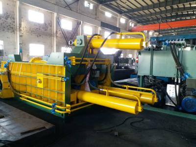 China Double Main Cylinder Bale Turn Out Baler Machine For Scrap Metal  / Aluminum for sale