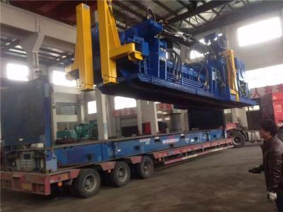 China Large Amount Feeding Portable Automatic Scrap Car Baler Removable Style for sale