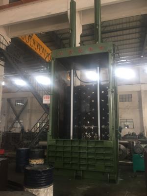 China 15kW Vertical Baler Machine / Waste Cotton Baling Machine 1150*1850*3650mm for sale