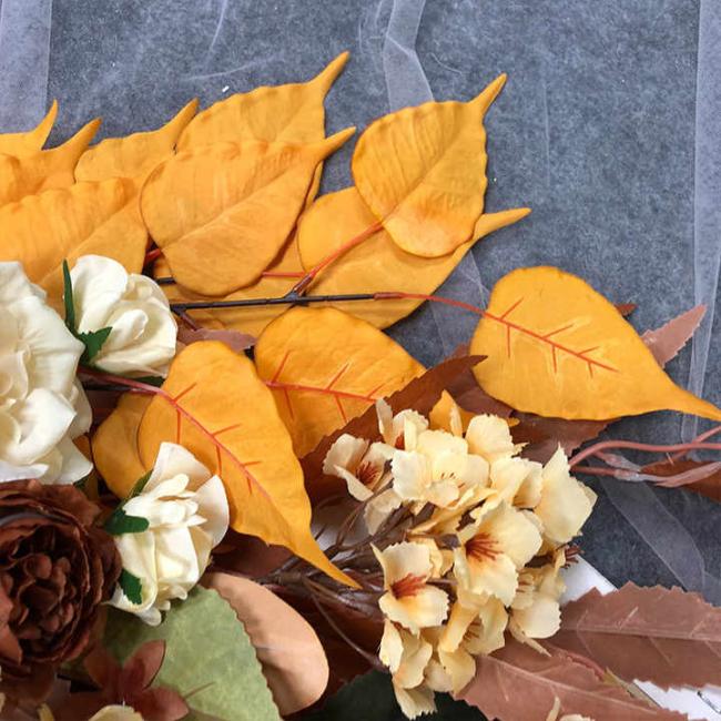 Bouquet De Fleurs Artificielles Material Artificial Flowers for Home Wedding Decoration Bouquet
