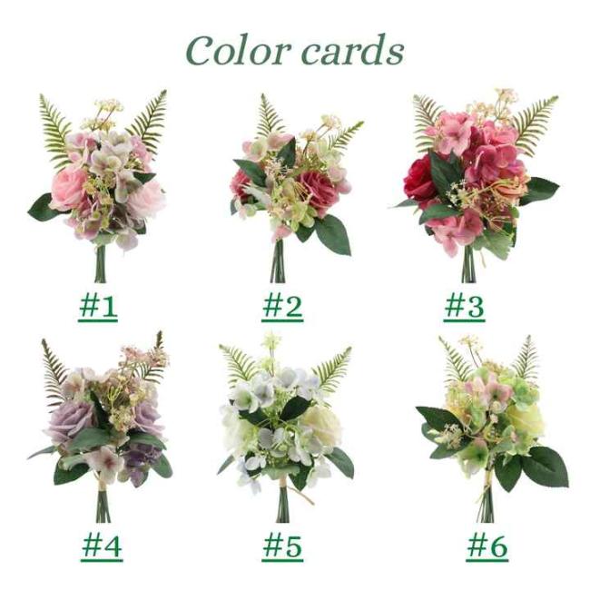 Factory Direct Artificial Roses Flowers for Decoration Wedding Artificial Flower Bouquet