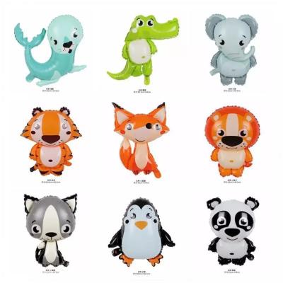 Chine Décoration animale de fête d'anniversaire de thème de la nouvelle de bande dessinée de Wholesal de série de ballon de mer vie animale de Lion Fox Penguin Panda Marine à vendre