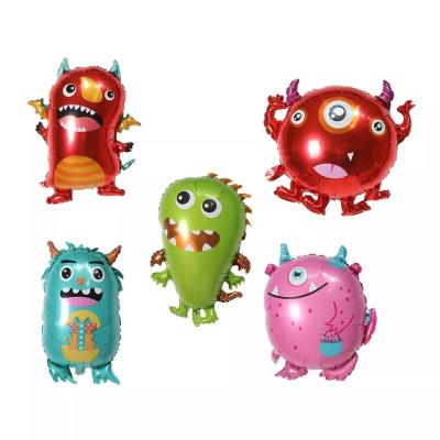 China Wholesal New Cartoon Alien Little Monster Balloon Kids Gifts Toy Children's Birthday Party Decoration Foil Balloons for sale