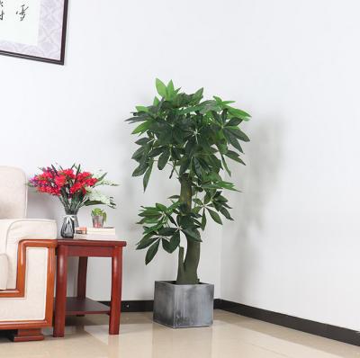 China Artificial Plants Tree Potted Fake Money Tree Indoor Office Home Decor à venda