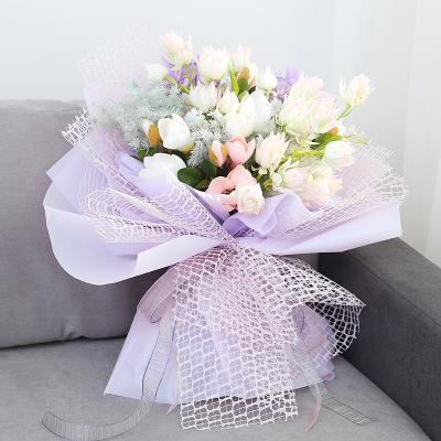 中国 Elegant Wedding Decorative Artificial Flower Plastic Material 販売のため