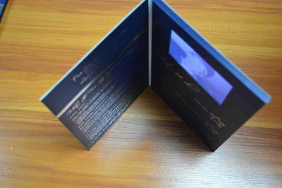 China A5 brochure 4.3 inch TFT lcd video greeting card, lcd video cards, video brochure for sale
