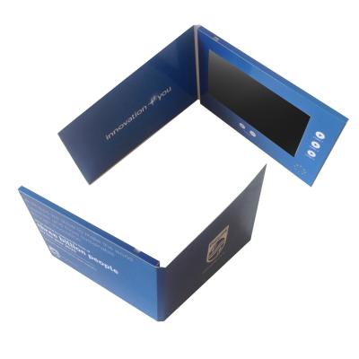 China Advertising 7inch touch screen video brochure for sale