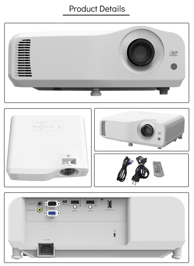 SMX 4500 Lumen DLP Laser Projector product image
