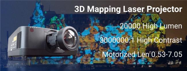 SMX MX-X20000U 3LCD Laser Projector front view