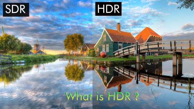 Projector HDR performance demonstration