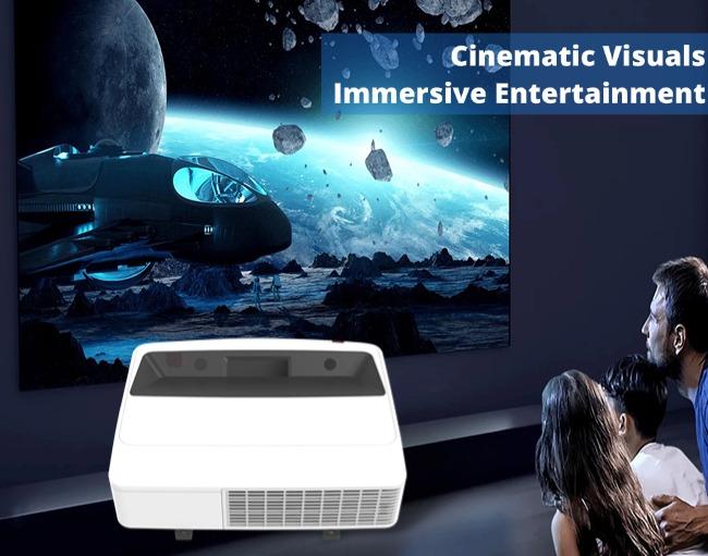 SMX projector in home theater setup