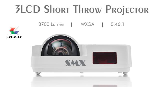 SMX MX-L3700WT 3LCD Short Throw Projector