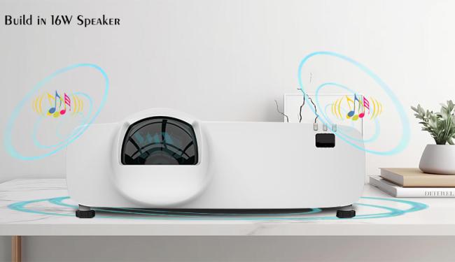 Projector speaker system