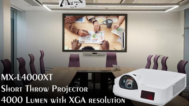 SMX MX-L4000XT Short Throw Projector front view