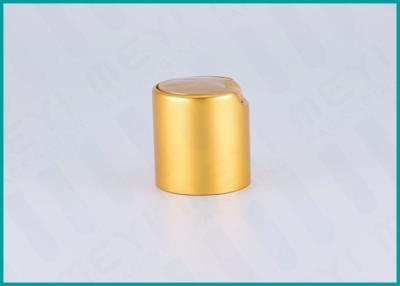 China Tampão altamente selado da parte superior do disco do ouro 24mm de Matt para a emulsão do cuidado da cara/cuidado do corpo à venda