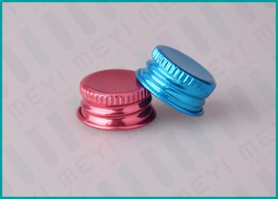 China 20mm Colorful Aluminum Screw Top Cap For Face Care Emulsion Containers for sale