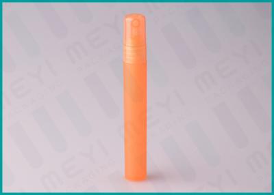 China Orange 10ml Perfume Bottle Packaging Recyclable No Leaking With Spray Pump for sale