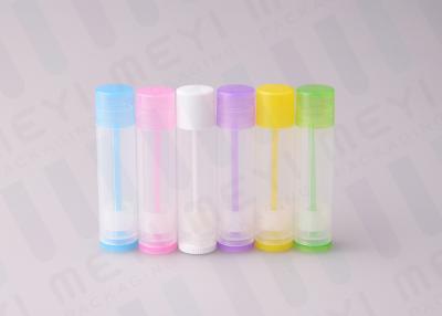 China 5g Round Cute Colorful Clear Lip Balm Containers With Custom Logo Printing for sale