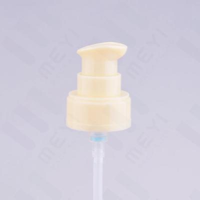 China 20 400 Yellow Plastic Cream Treatment Pump For Lotion , Cosmetic Oil for sale