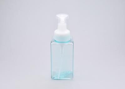 China Botella translúcida azul reutilizable del repuesto del dispensador del jabón de 0.4cc 450ml en venta