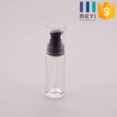 China 30ml Cosmetic Airless Pump Bottles Non Spill​ Airless Glass Cosmetic Bottles for sale