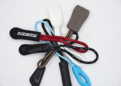 China Engraved Rubber Zipper Puller for sale