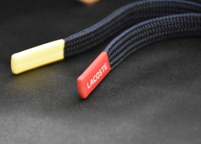 China LOGO Printed L120cm Nylon Drawstring Cord For Sweatpants Hoodies for sale