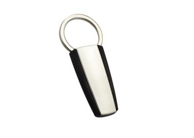 China Metal aparte dominante plástico Logo Keychain Silver Electroplating del trapezoide del tenedor del tirón del ABS en venta