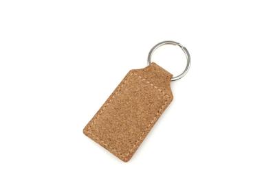 Chine Cork Engraved Leather Keychain à vendre